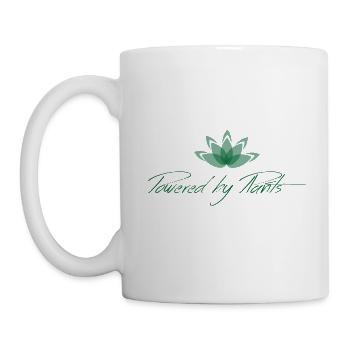 Powered by plants lifestyle gift - Mug - white - Left