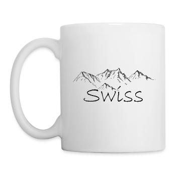 Swiss Schwitzerland Cadeau - Mug blanc - blanc - Gauche