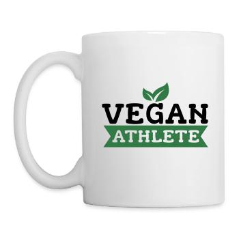Vegan Athlete Fitness Protein Gift - Mug - white - Left