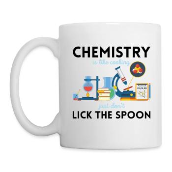 Chimie disant cadeau de laboratoire de chimie - Mug blanc - blanc - Gauche