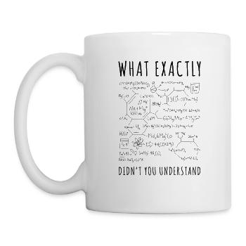Chemistry Stufium student saying gift - Mug - white - Left