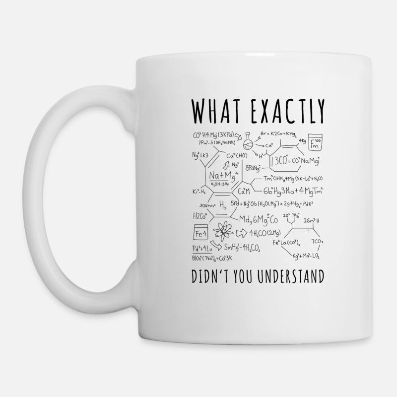 Chimie Stufium étudiant disant cadeau - Mug blanc - blanc