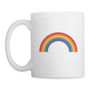 Rainbow lgbt gift - Mug - white - Left