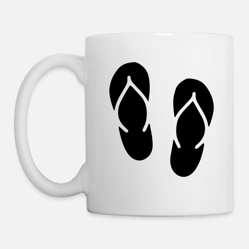Flip Flops - Mug - white