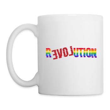 Cadeau lgbt Revolution Love - Mug blanc - blanc - Gauche