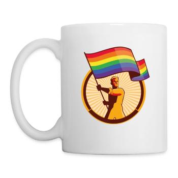 Lgbt pride Geschenk - Tasse - Weiß - Links