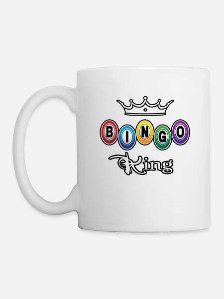 König Bingo King - Tasse - Weiß