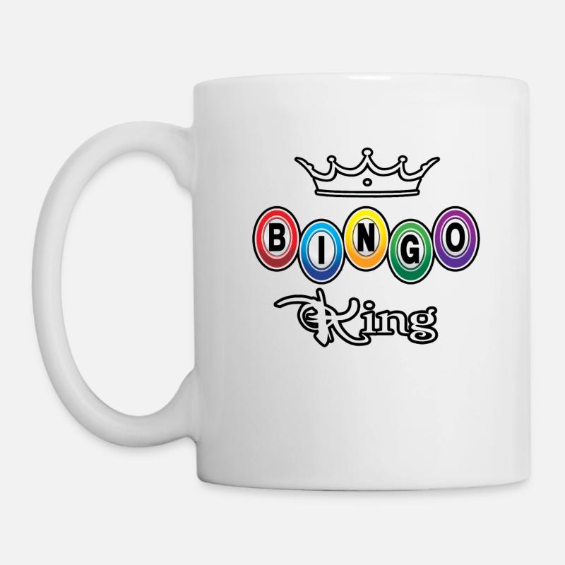 König Bingo King - Tasse - Weiß