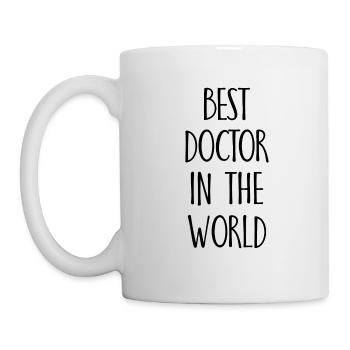 Best Doctor in the World Geschenk - Tasse - Weiß - Links