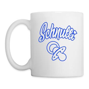Schnulli Schnuller - Tasse - Weiß - Links