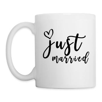 Juste married cadeau - Mug blanc - blanc - Gauche