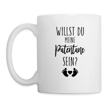 Tu veux être ma marraine - Mug blanc - blanc - Gauche