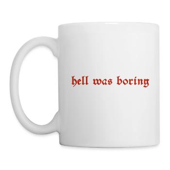 bright was boring gift - Mug - white - Left