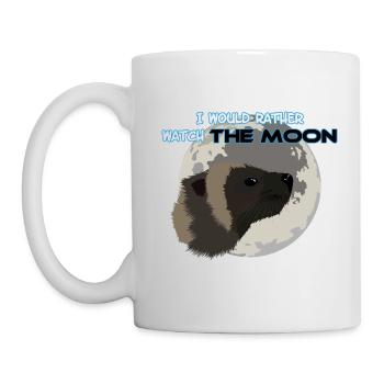 Wolverine et lune - Mug blanc - blanc - Gauche