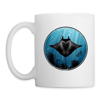 Mantarochen - Tasse - Weiß - Links