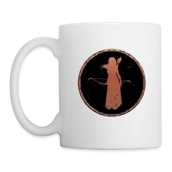 Archer celtique - Mug blanc - blanc - Gauche