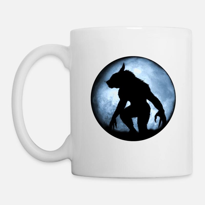 Loup-garou - Mug blanc - blanc