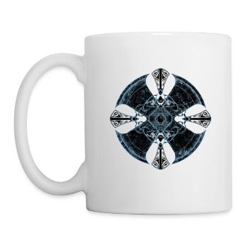Celtic cross - Mug - white - Left