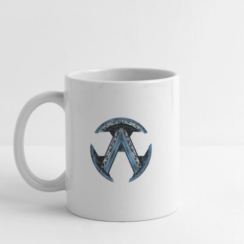 Celtic Sparta Lambda Blue Ice Mug blanc