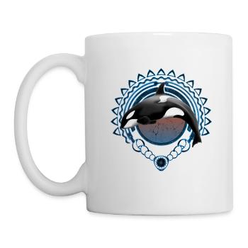 Orque orque - Mug blanc - blanc - Gauche