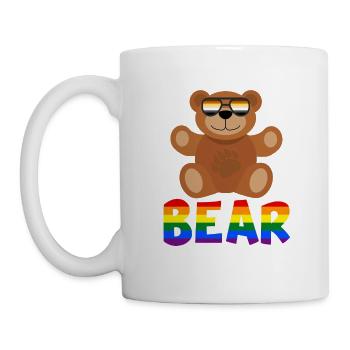 Gay Bear - Mug - white - Left