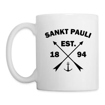 Sankt Pauli Paulianer Hanseatic City of Hamburg gift - Mug - white - Left