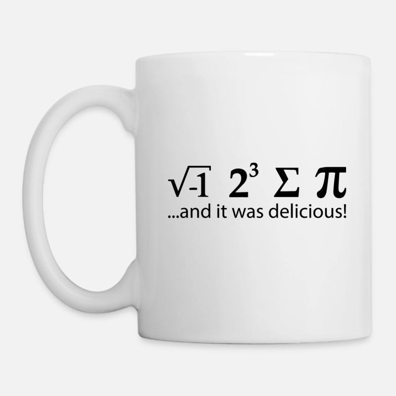 I ate some pie Pi Math Mathe Spruch Delicious - Tasse - Weiß