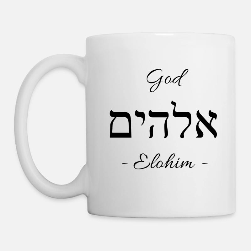 Dieu - Elohim - Dieu - Mug blanc - blanc