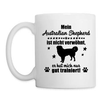 Australian Shepherd - Statement - Tasse - Weiß - Links