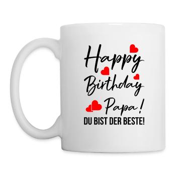 Happy Birthday Dad! You are the best Father's Day - Mug - white - Left