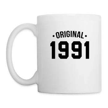 original 1991 - Fabriqué en 1991 - Mug blanc - blanc - Gauche