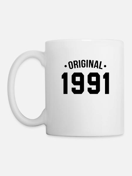 original 1991 - Fabriqué en 1991 - Mug blanc - blanc