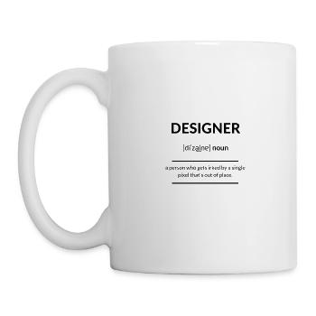 Designer (Gestalter) 2k20 Edition - Tasse - Weiß - Links