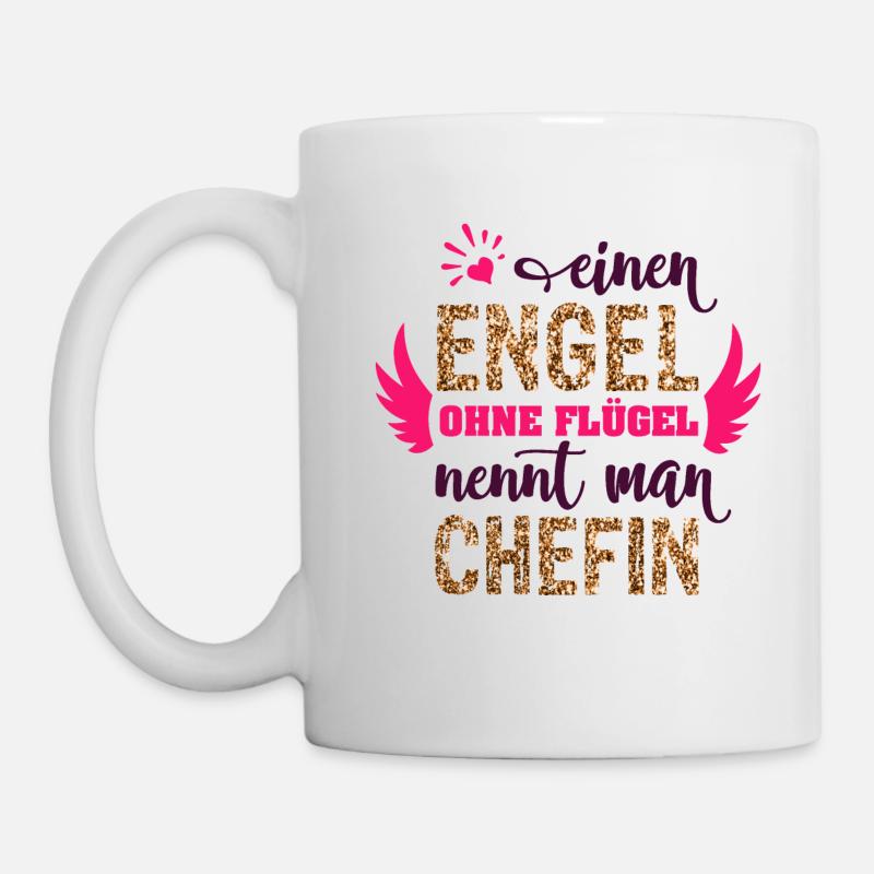 liebste beste Chefin Spruch Vorgesetzte Geschenk - Tasse - Weiß