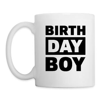 Cadeau d'anniversaire garçon anniversaire - Mug blanc - blanc - Gauche