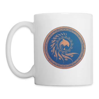 Nautilus Delfin - Tasse - Weiß - Links