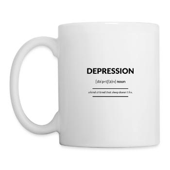 Depression 2k20 Edition - Tasse - Weiß - Links