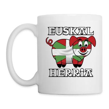 Basque pig - Mug - white - Left