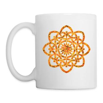 noeud celtique 19 e 212 - Mug blanc - blanc - Gauche