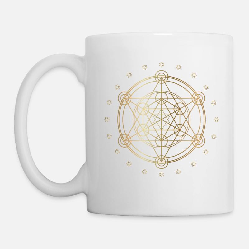 Merkaba gold - Mug blanc - blanc