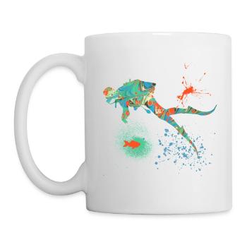 diving e 4 - Mug - white - Left