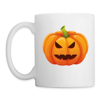 Costume d'Halloween Citrouille - Je suis une citrouille - Mug blanc - blanc - Gauche