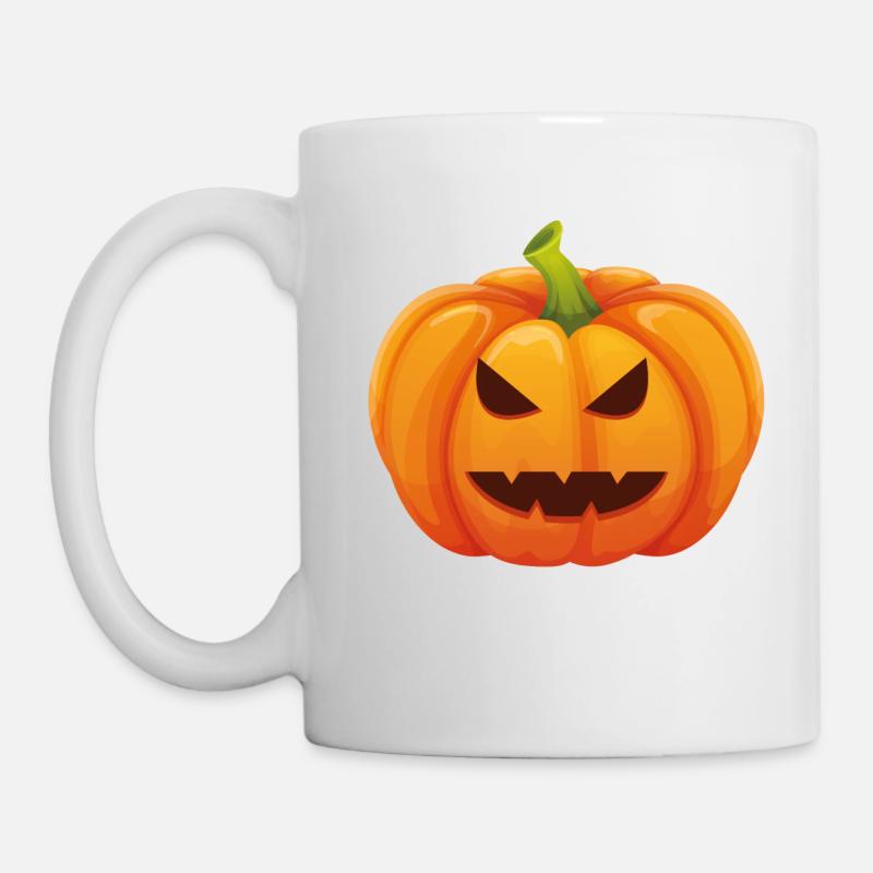 Kürbis Halloweenkostüm - Ich bin ein Kürbis - Tasse - Weiß