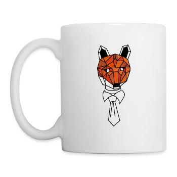 Herr Fox - Tasse - Weiß - Links