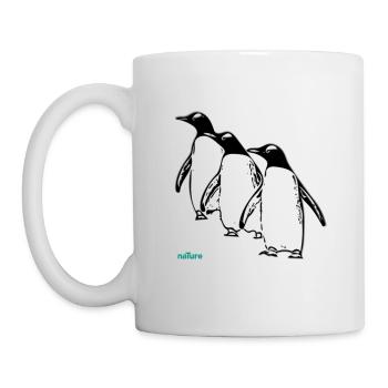 manchot - Mug blanc - blanc - Gauche