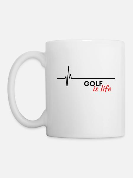Le golf, c’est la vie. - Mug blanc - blanc