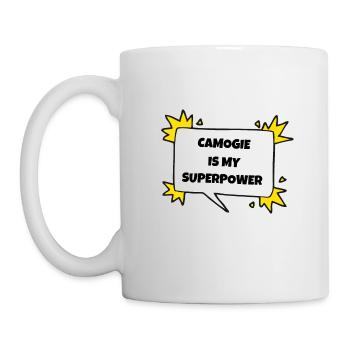 Camogie ist meine Supermacht - Tasse - Weiß - Links