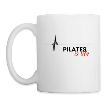 Pilates est la vie - Mug blanc - blanc - Gauche