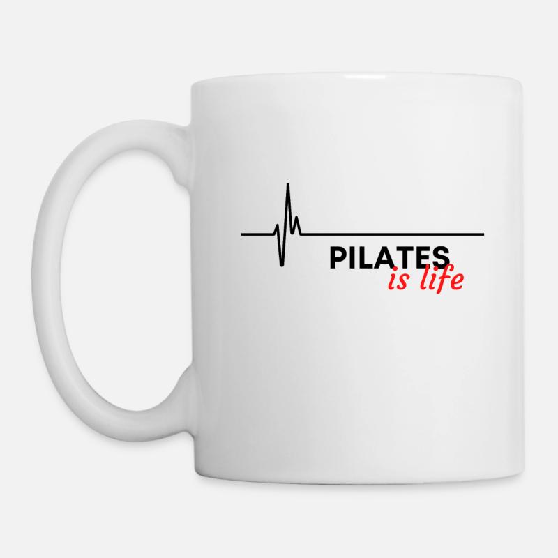 Pilates is life - Mug - white