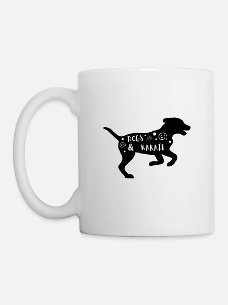 Hunde & Karate - Tasse - Weiß